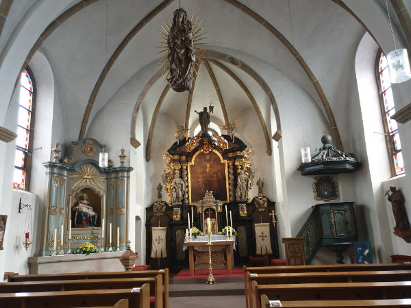 St. Johannes, Stockkämpen. Inneres.