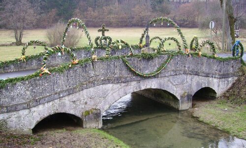 Osterbrücke in Drosendorf (Franken)