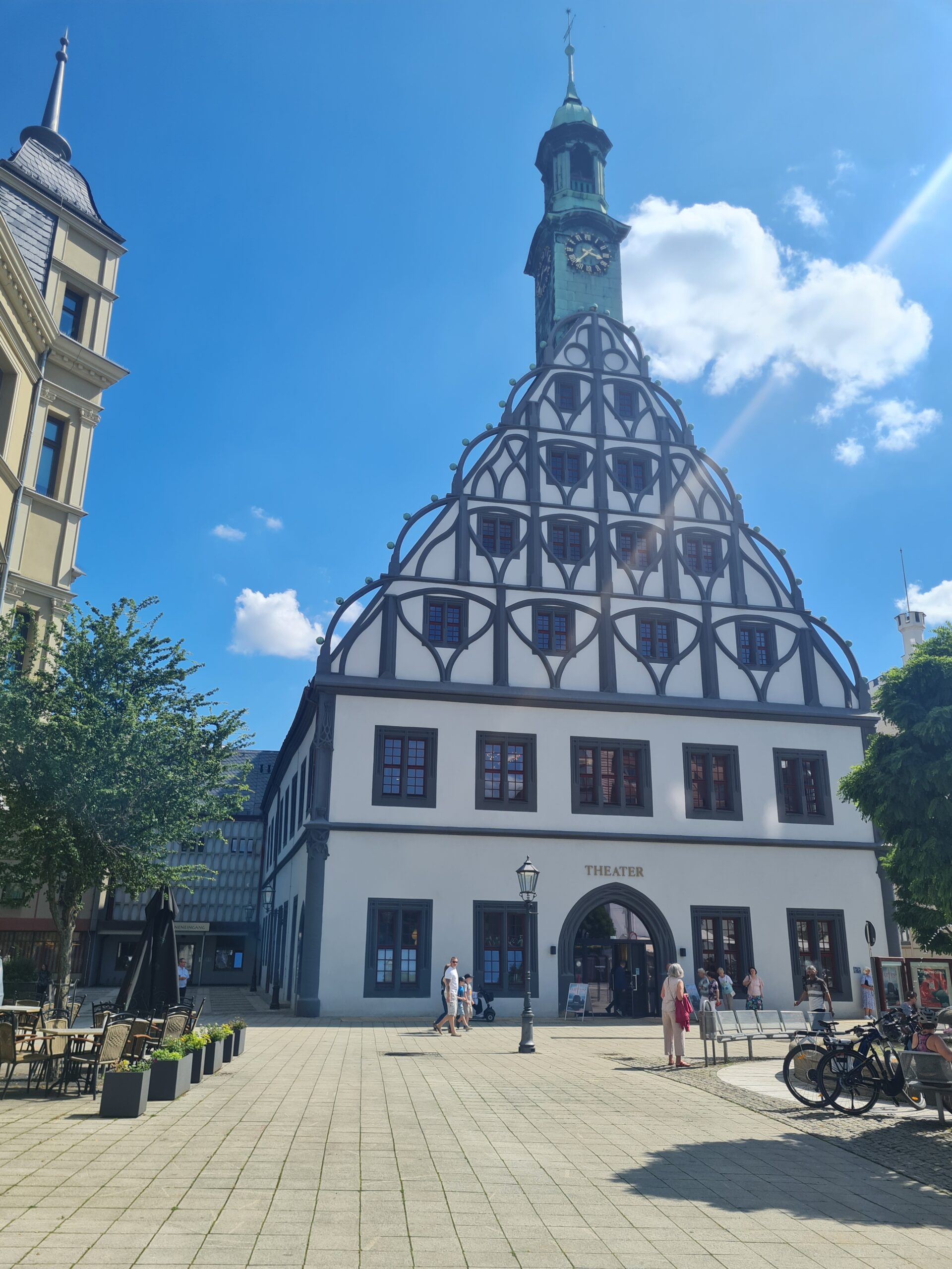 Gewandhaus Zwickau, außen Renaissance. Foto: Frederike Karg